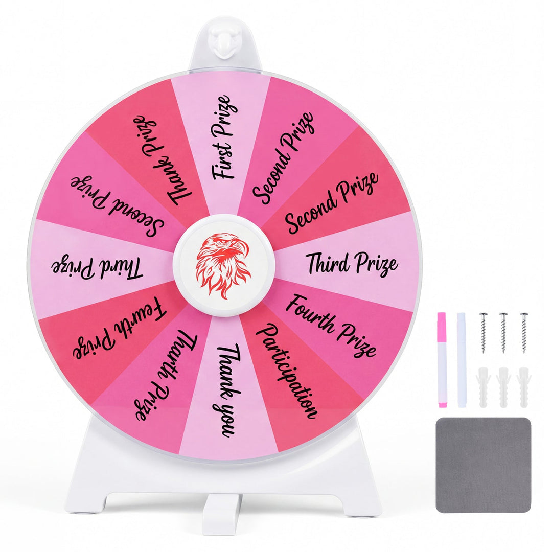 14 Slots Spin Wheel with Blackboard Marker