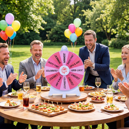 14 Slots Spin Wheel with Blackboard Marker