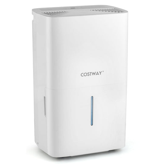 150 Pints Dehumidifier with 24H Timer and LED Display-White