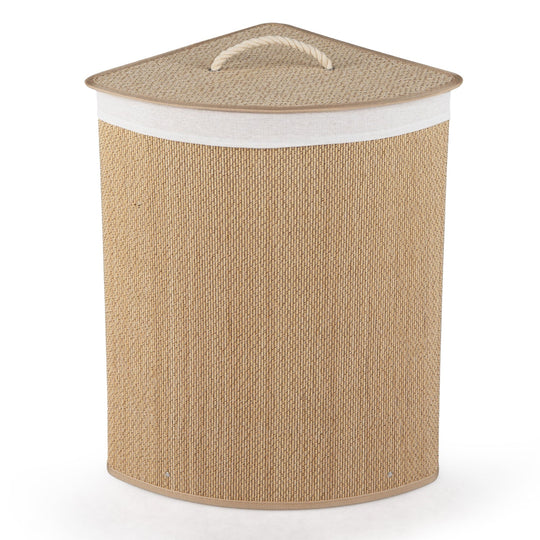 15 Gallon Bamboo Laundry Hamper with Removable Liner