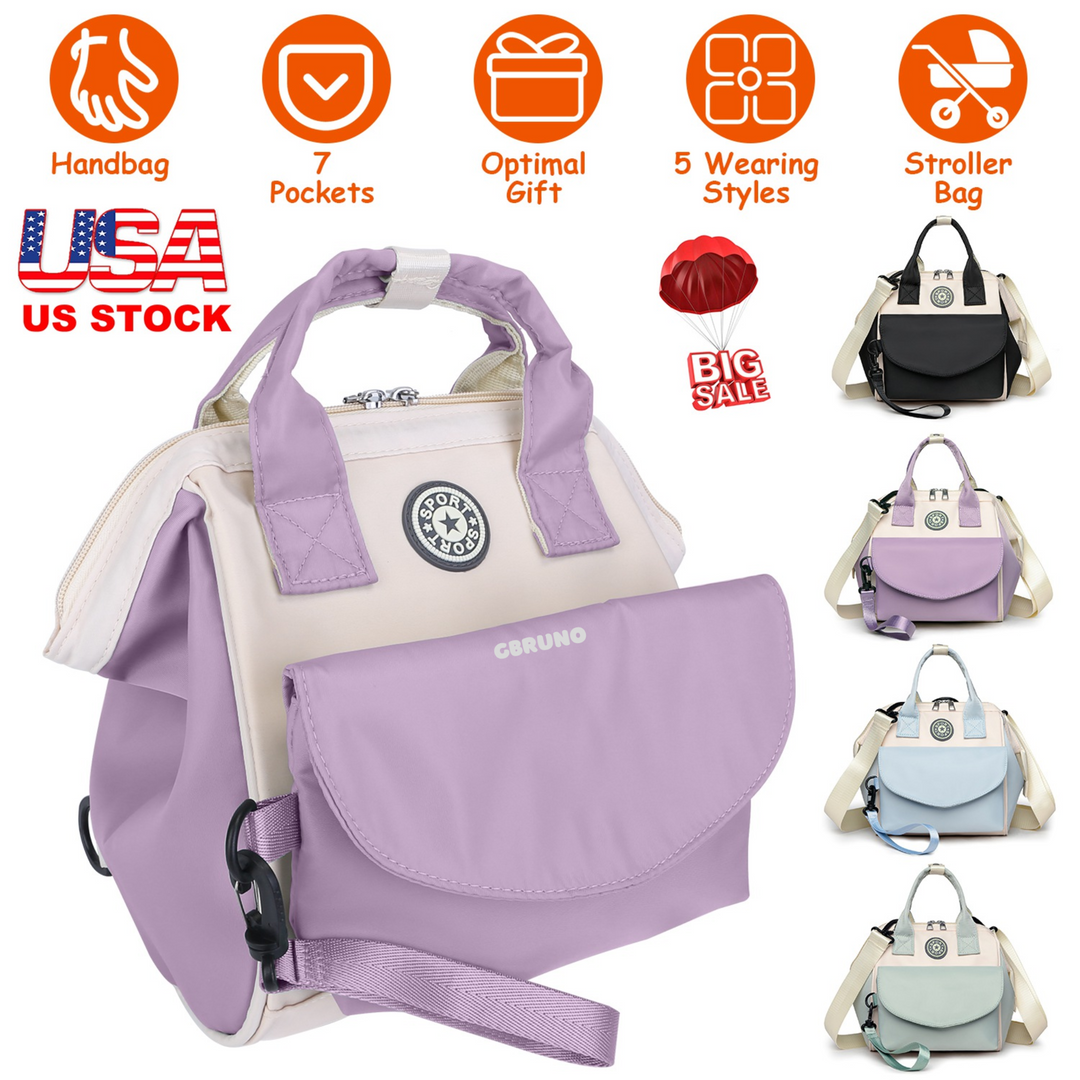 GBruno Baby Nappy Diaper Bag (Purple)