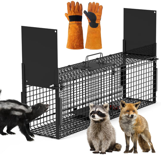40in Live Animal Trap Cage - Humane Catch & Release