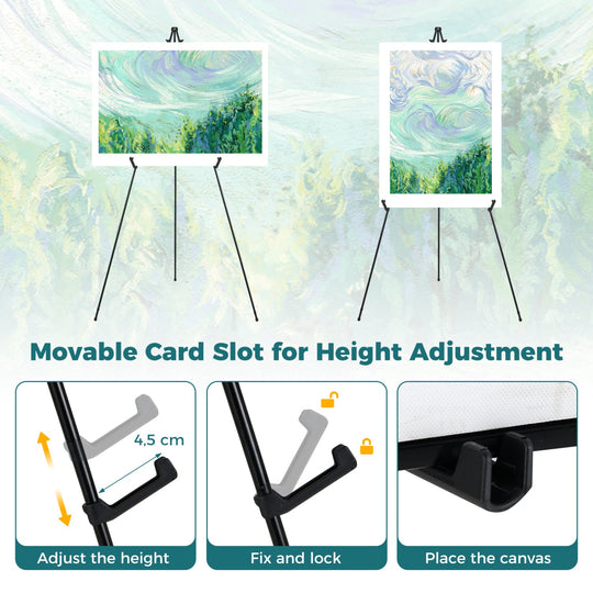 166 CM Metal Easel Stand Set 6-Pack