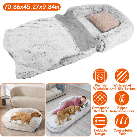 GBruno Large Foldable Human Size Dog Bed