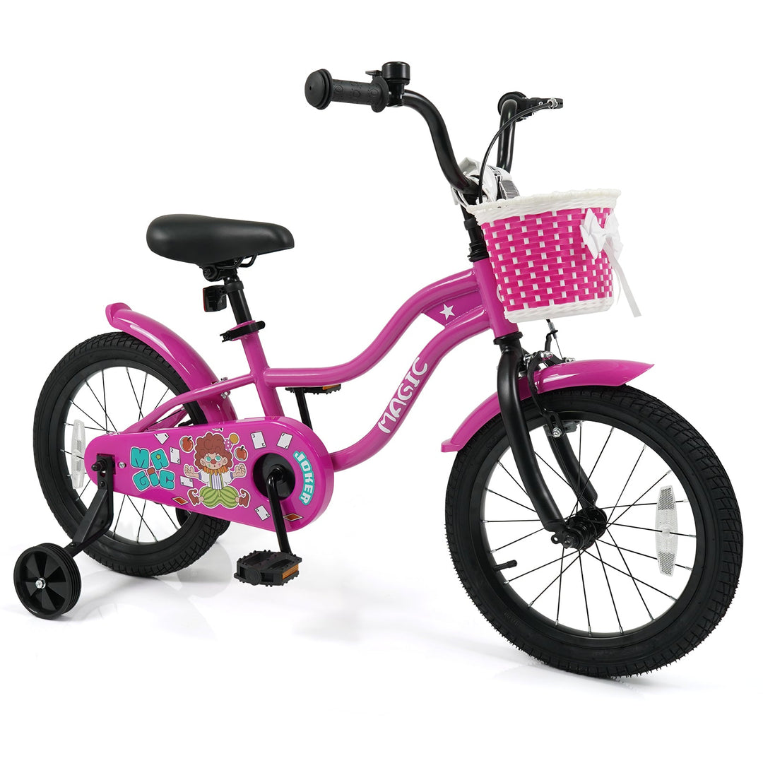 Kids Bike with Training Wheels 12-18 Inch - Magic Rose