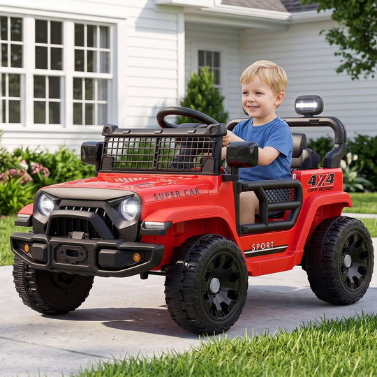 24V Kids Ride On Car with Remote Control & 4WD