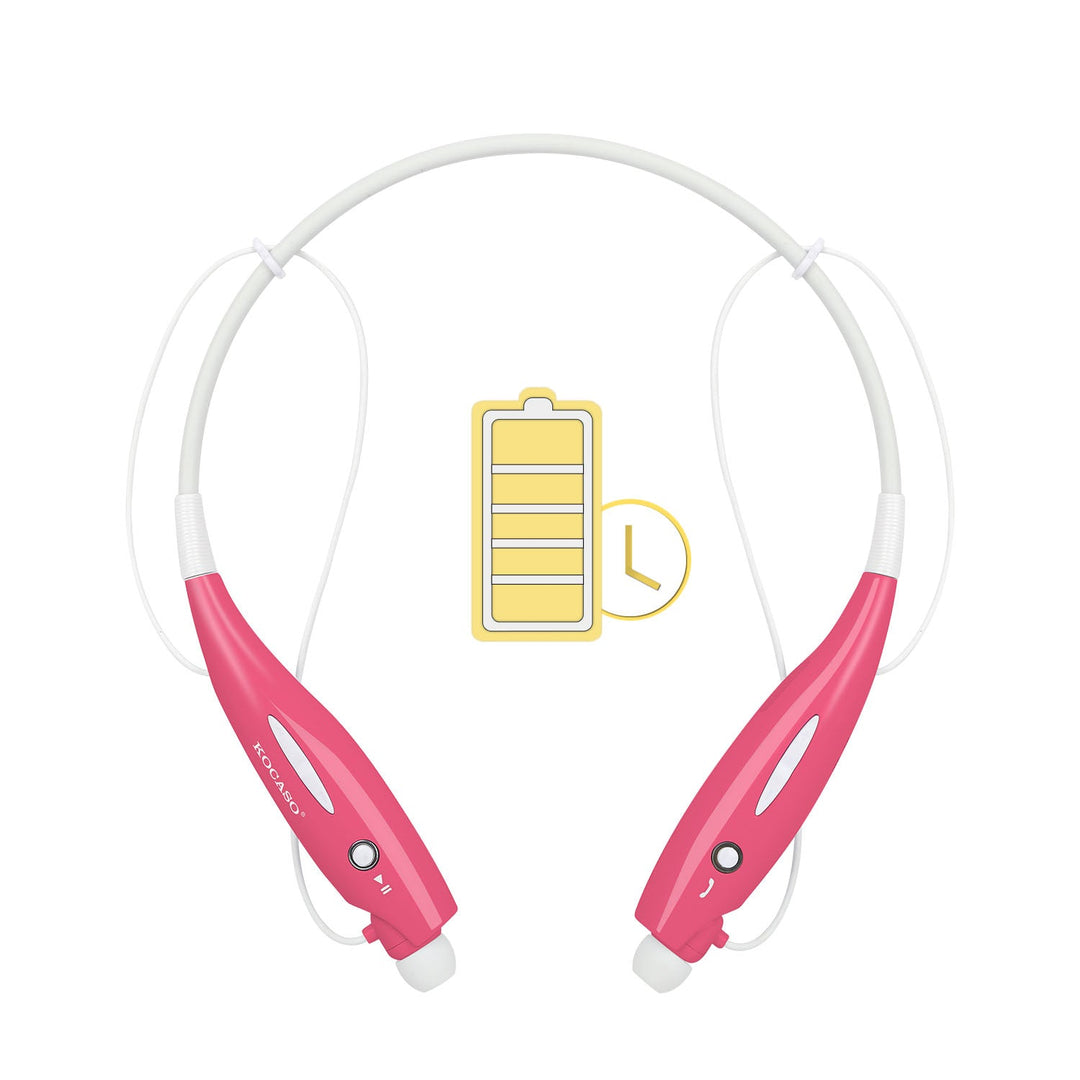 KOCASO Wireless Sports Stereo Hands Free Headset for Phone and Tablet