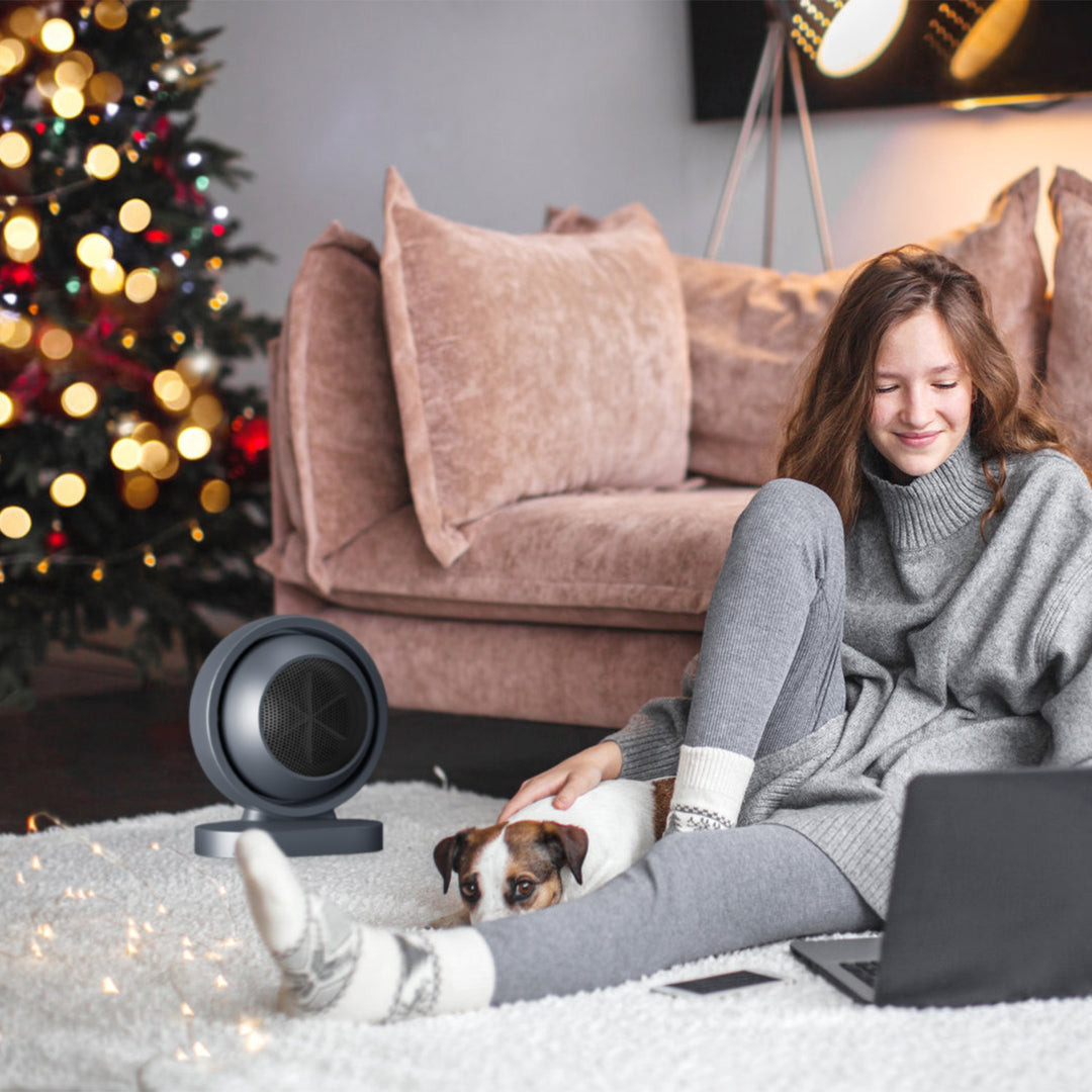 380W Space Heater with 30° Tilting Angle 3S Fast Heating Portable Desktop Electric Heater For Indoor Use With Overheat Protection Tip Over Protection