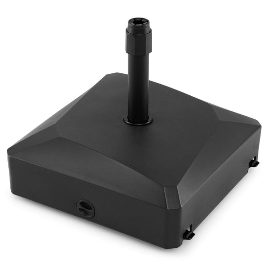 176 LBS Fillable Mobile Umbrella Base with 4 Wheels and 2 Locks