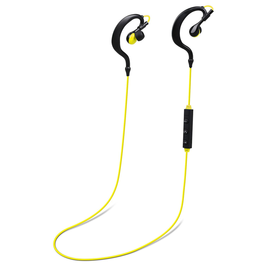 Wireless Headsets V4.1 Sport In-Ear Stereo Headphones Sweat-proof Neckband Earbuds w/Mic Deep Bass HiFi Earphones for Running Hiking Travel
