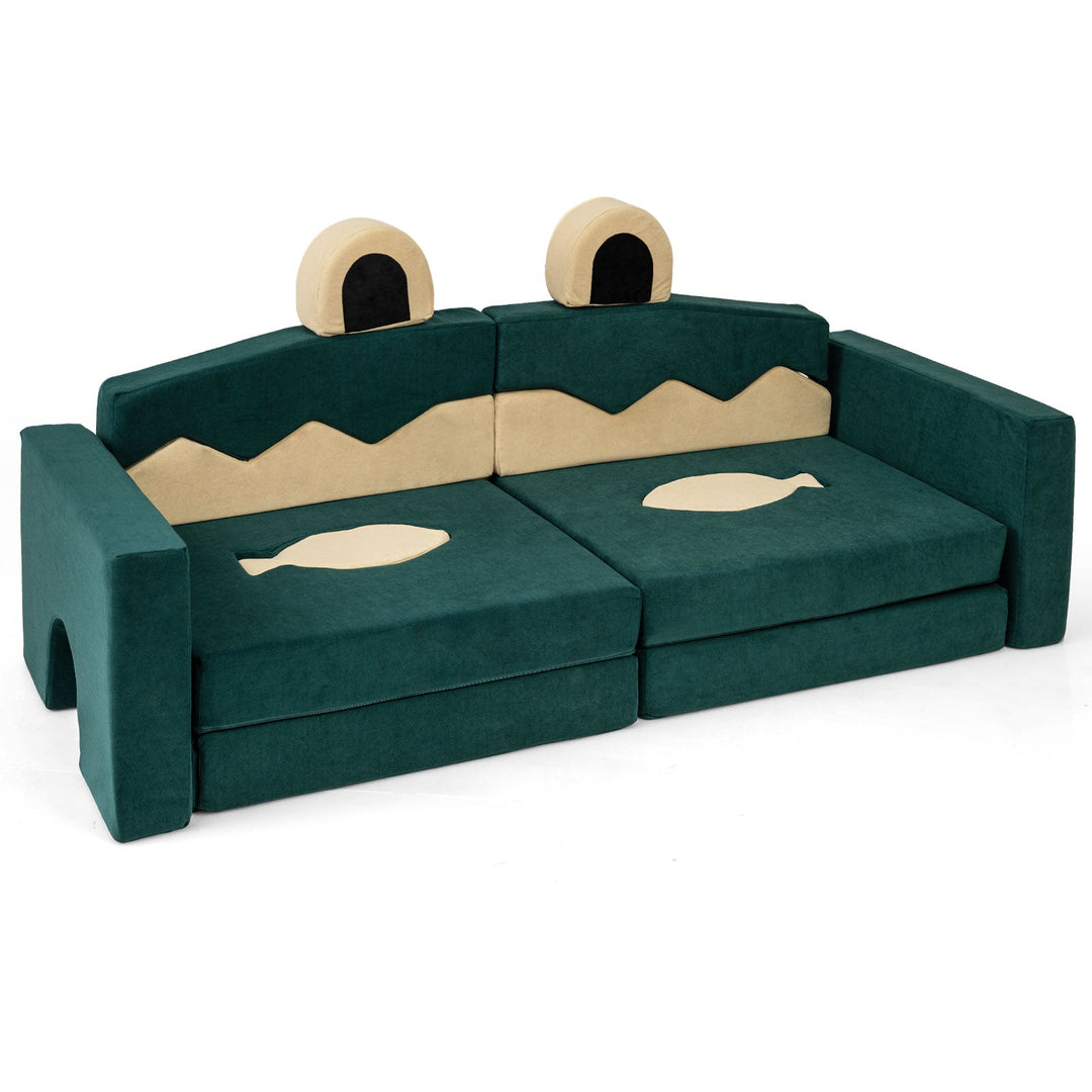 17 Pieces Modular Kids Play Couch for Inspiring Creativity