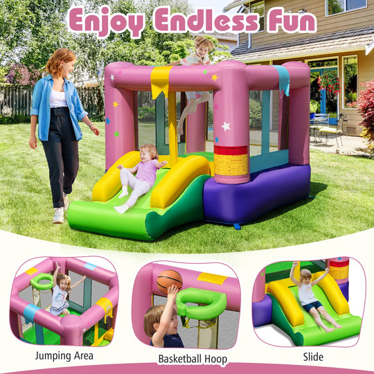 Bouncy Castle with Jumping Area and 520W Blower