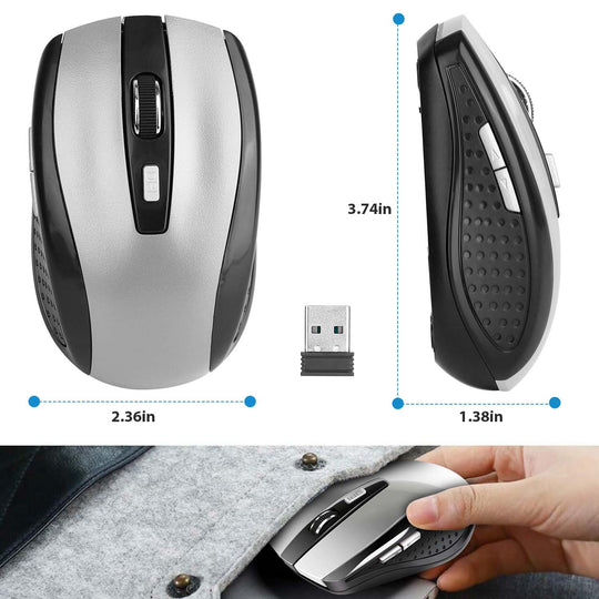 GBruno 2.4G Wireless Gaming Mouse