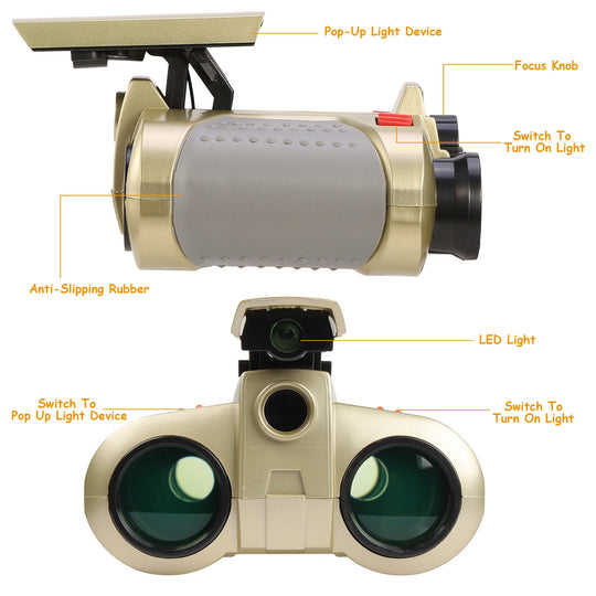 GBruno 4X30 Kids Toy Night Vision Binoculars