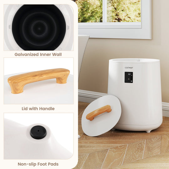 18L Large Towel Warmer with LED Display and Auto Shut off