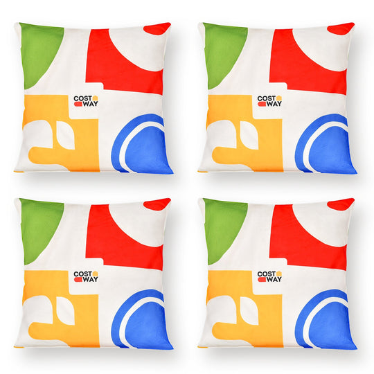18 x 18 Inch Inches Square Throw Pillows with Removable and Washable Velvet Pillow Cases