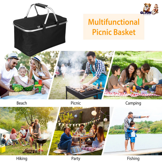 GBruno 30L Insulated Picnic Basket