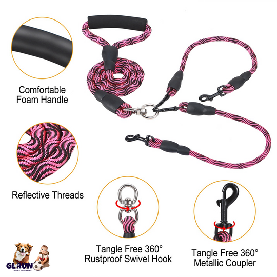 GBruno Double Dogs Leash