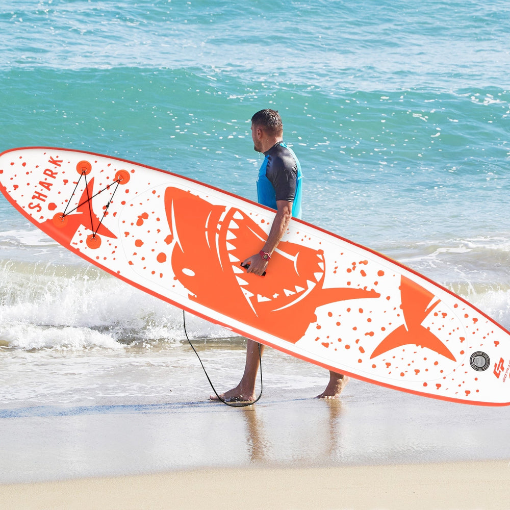 Inflatable Stand Up Paddle Board with Backpack Aluminum Paddle Pump