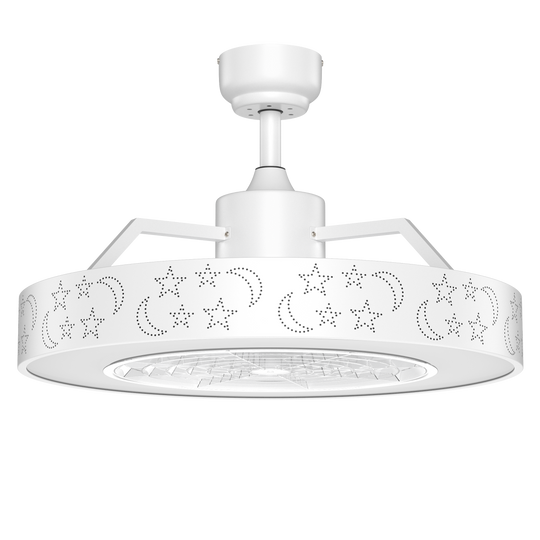 23 Inch Ceiling Fan with LED Light and Remote Control