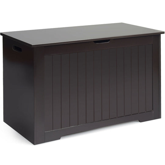 Wooden Toy Box Kids Storage Chest Bench