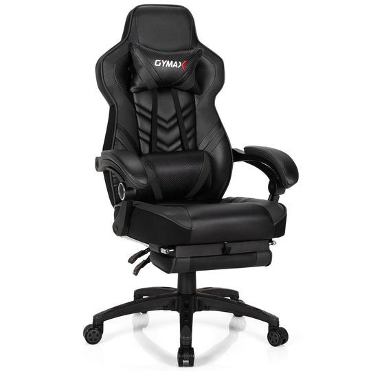 Adjustable Gaming Chair with Footrest
