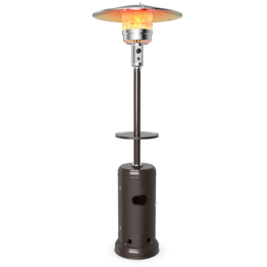 Outdoor Heater Propane Standing LP Gas Steel with Table