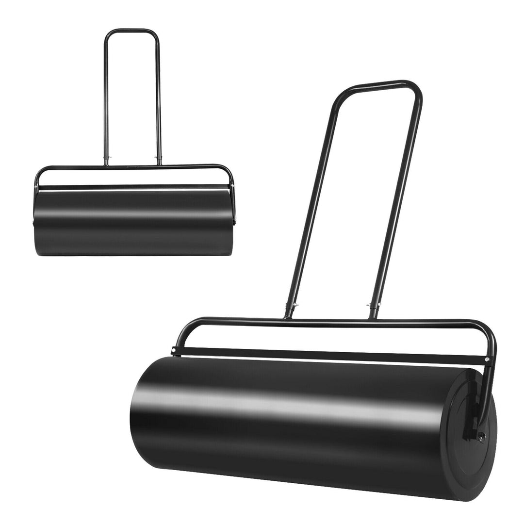36 x 12 Inch Tow Lawn Roller Water Filled Metal Push Roller
