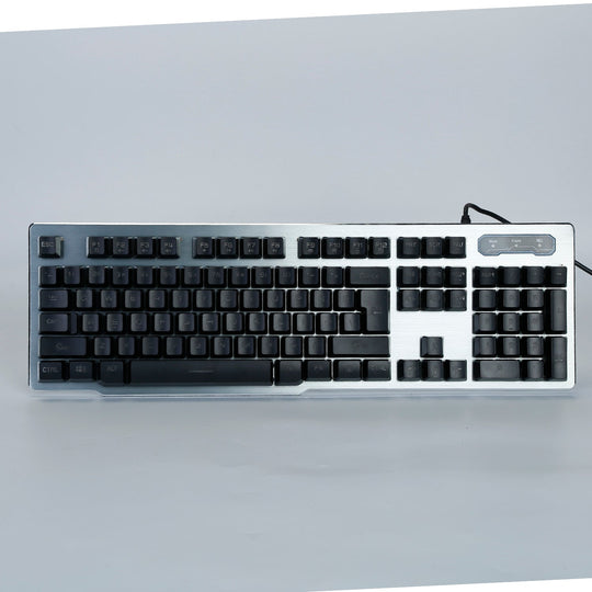 Wired Gaming Keyboard Mouse Set Colorful Rainbow Backlit 104 Keys Gaming Keyboard w/ RGB DPI Adjustable Gaming Mouse