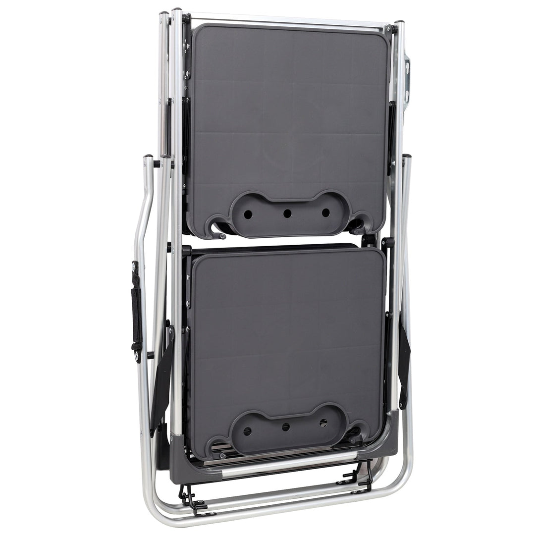 Folding Camping Kitchen Table with Heat-Resistant Top