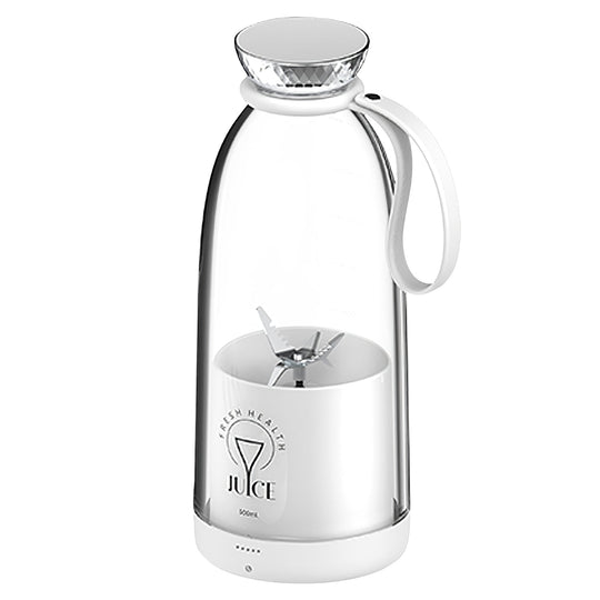 2-in-1 16.9OZ Portable Fruit Blender Electric Rechargeable Juice Cup for Shakes Smoothies Juice Personal Fruit Mixer with 6 Blades