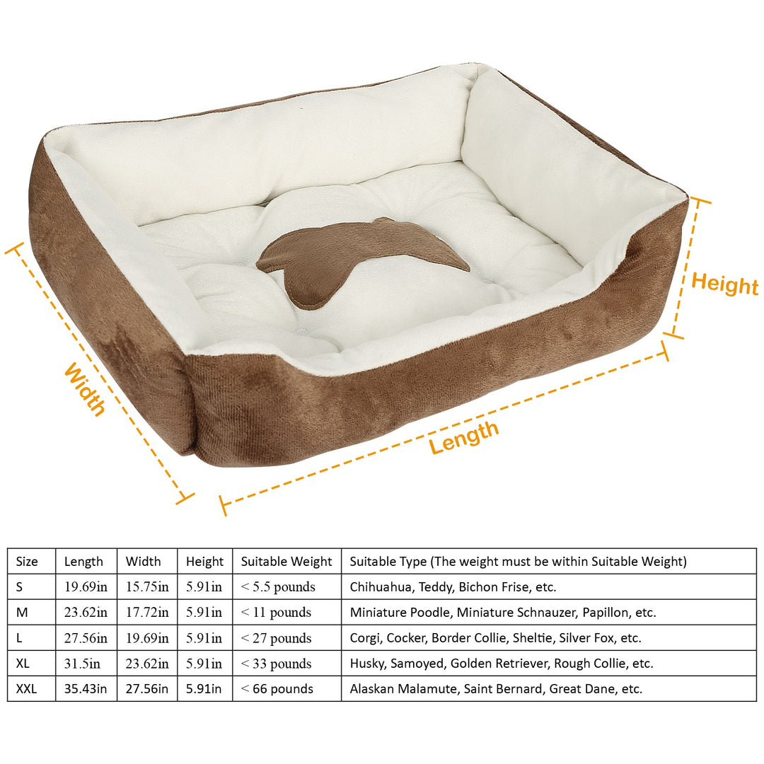 GBruno Pet Dog Bed Soft Warm Fleece