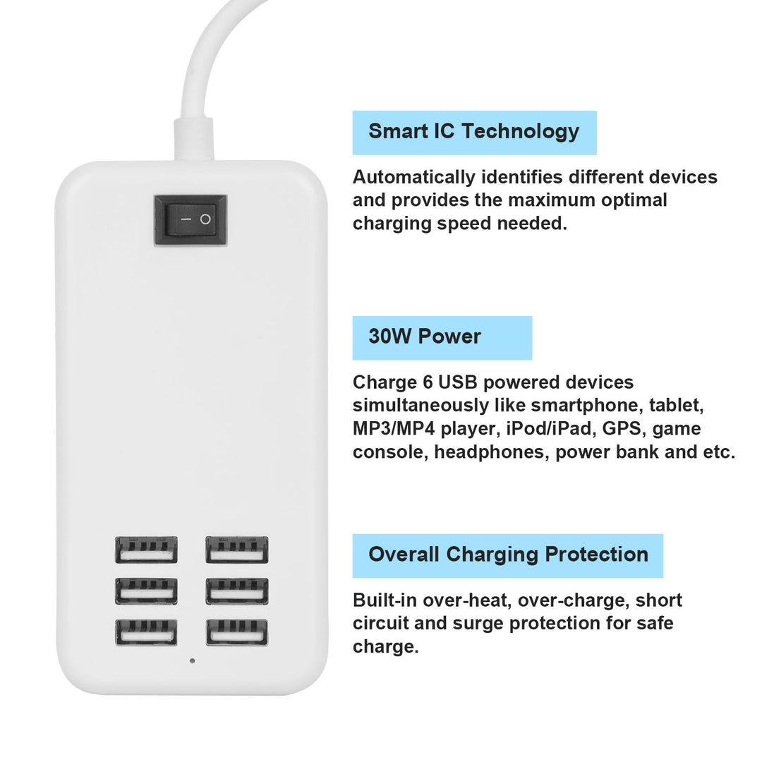 GBruno Multiport 6-USB