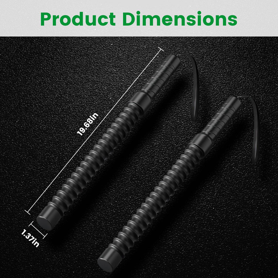 1Pair Ropeless Battle Ropes for Home Portable Compact Workout Exercise Training Battle Rope With Waist Strap for Women Men Strength Training Spring Ba