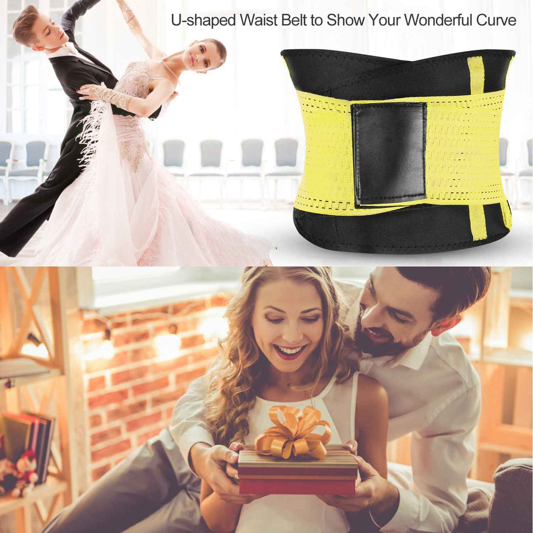 U-Shaped Slimming Waist Belt Body Abdominal Shapewear Sport Tummy Cincher Bands Office Ladies Postpartum Mothers