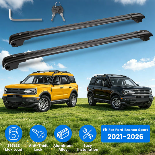 Roof Rack Cross Bars for Ford Bronco Sport 2021-2026