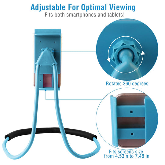 Phone Holder Universal Phone Mount Adjustable Neck Gooseneck Holder Tablet Stand Used for Desk Table Bed Bike Car