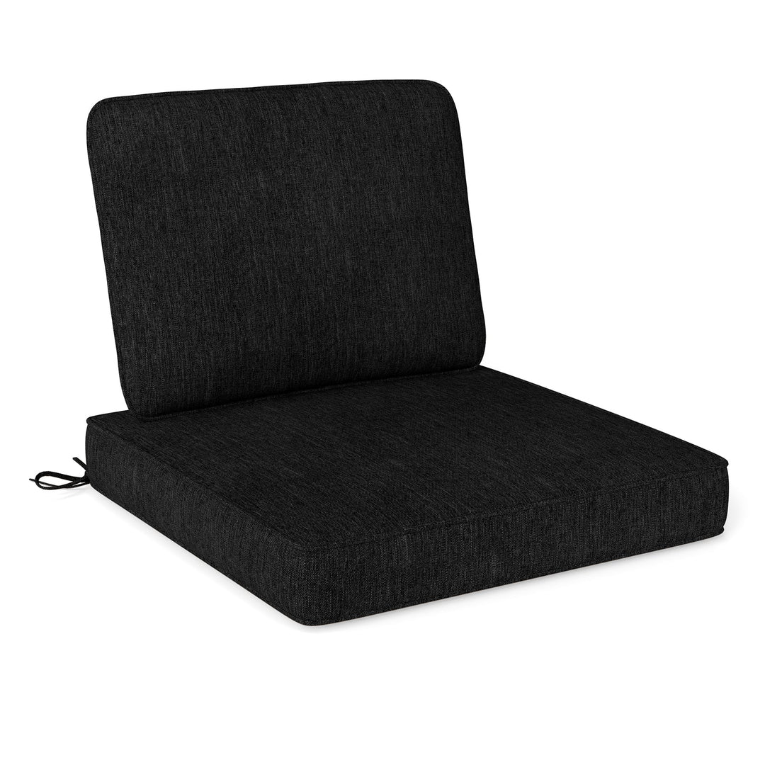 2-Pack Outdoor Patio Cushion Set with Removable Covers