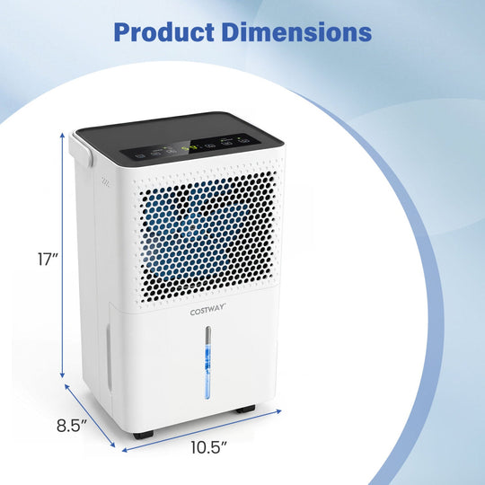32 Pint Dehumidifier with Drain Hose for 2000 Sq Ft