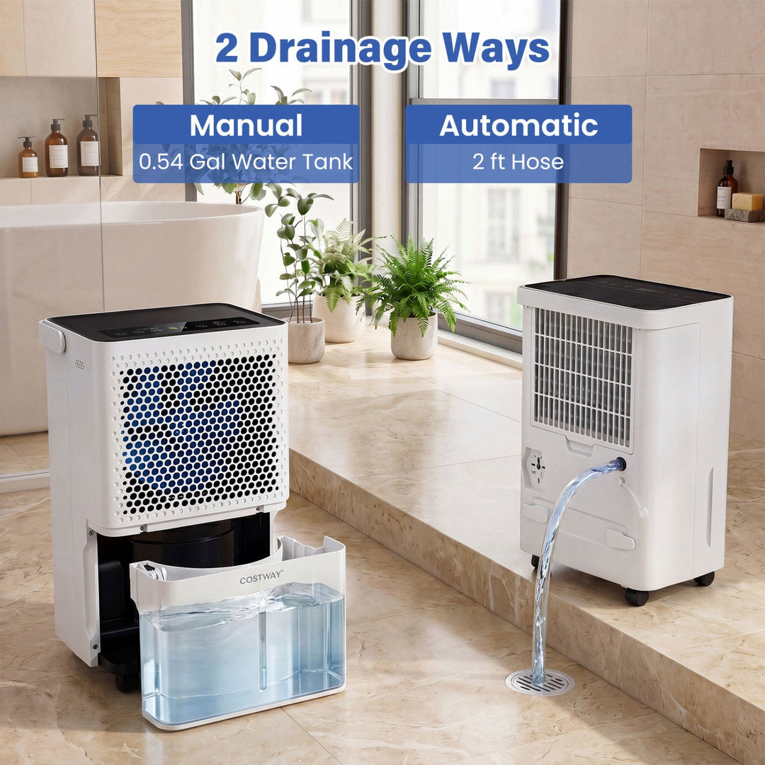 32 Pint Dehumidifier with Drain Hose for 2000 Sq Ft