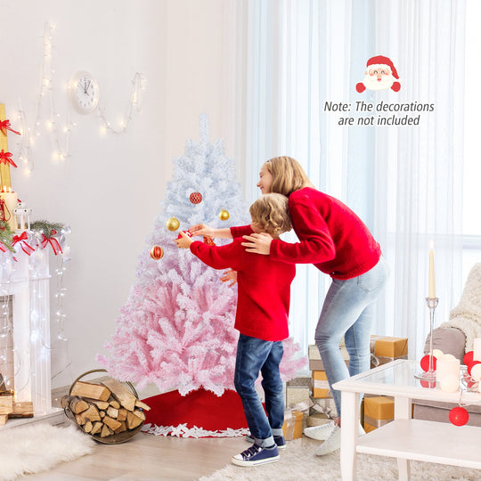 2025 New Artificial Christmas Tree with Folding Metal Stand and 456 Branch Tips