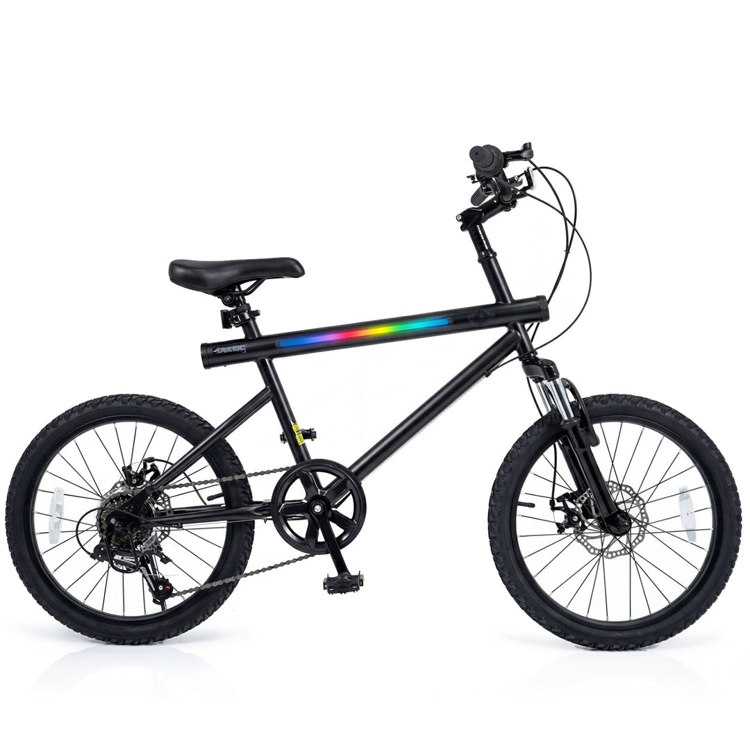 20 Inch Commuter Bicycle LED-lit with 6-Speed Shimano Twist Shifting and Stereo Speakers