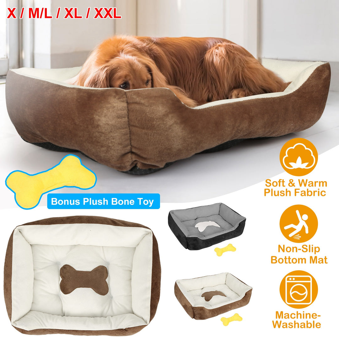 GBruno Pet Dog Bed Soft Warm Fleece