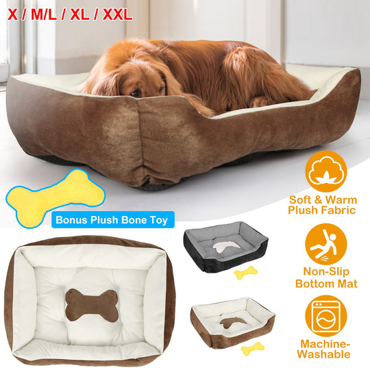 GBruno Pet Dog Bed Soft Warm Fleece