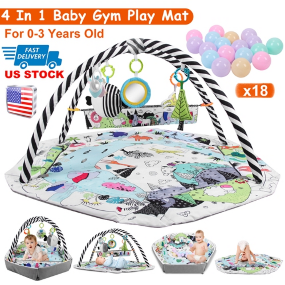 GBruno  4 In 1 Baby Gym Play Mat