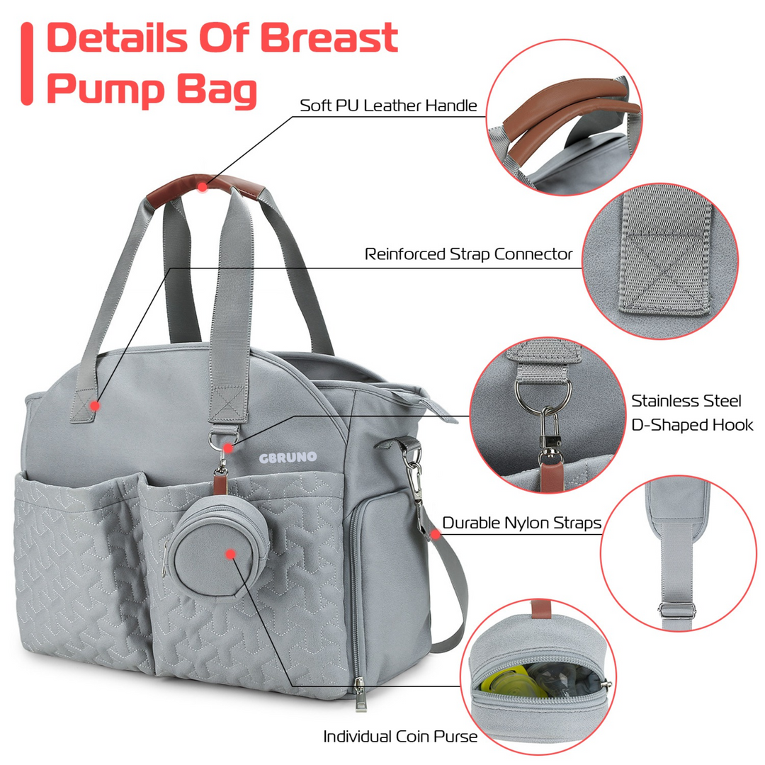 GBruno Breast Pump Bag Diaper