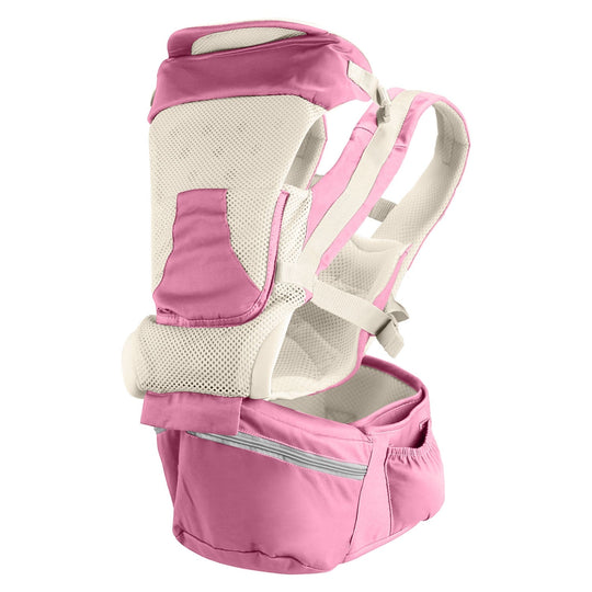 Multifunctional Baby Carrier With Hip Seat Head Hood Front Back Side Carrying All Position Ergonomic Adjustable Infant Carrier For 0-4 Years Old Newbo