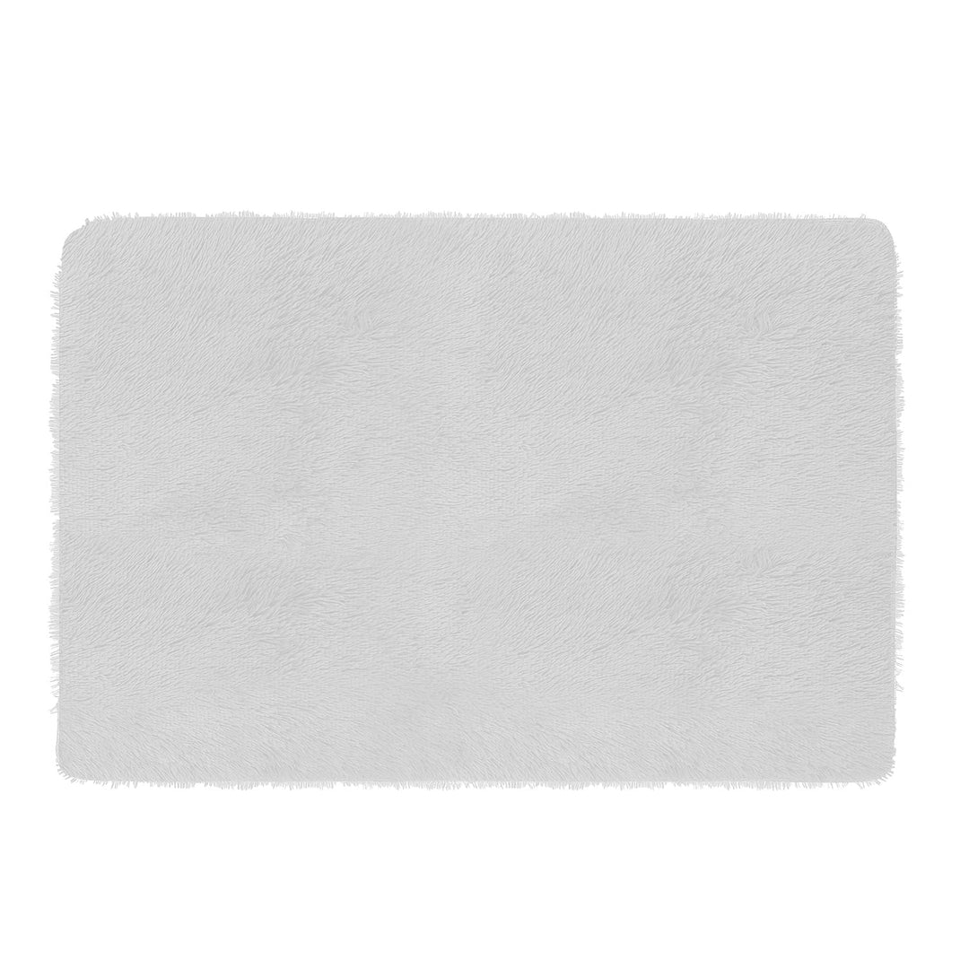 Fluffy Bedroom Rug 4Õ x 2.6Õ Anti-Skid Shaggy Area Rug Decorative Floor Carpet Mat for Nursery Bedroom Living Room