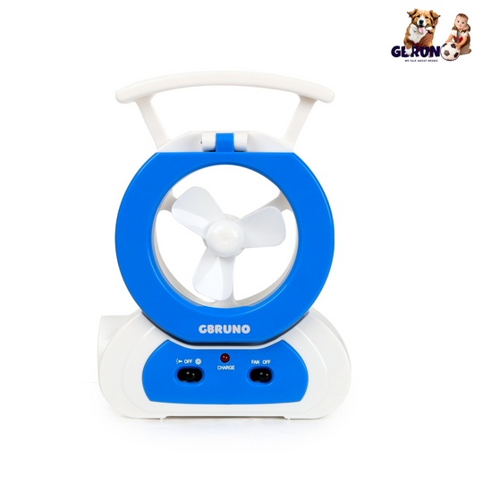 GBruno Desk Cooling Fan w/180°Adjustable LED Lamp