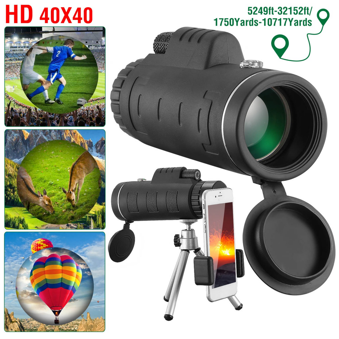 GBruno 40x40 HD Optical Monocular Telescope